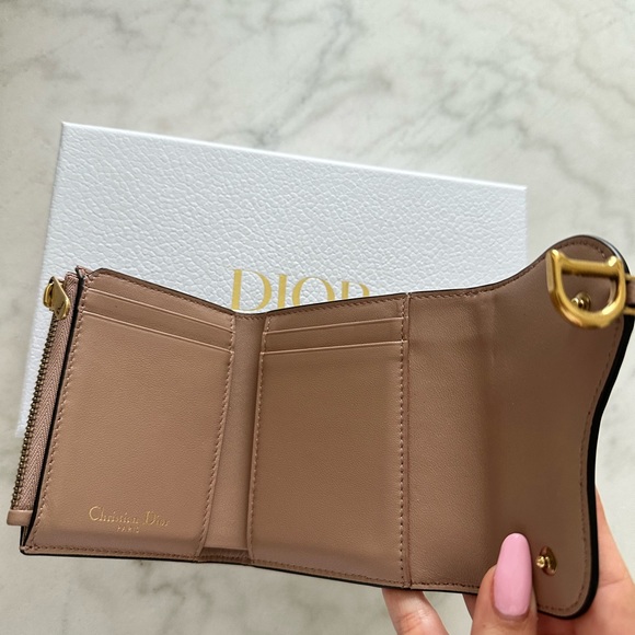 Dior Saddle Lotus Wallet - Picture 3 of 5